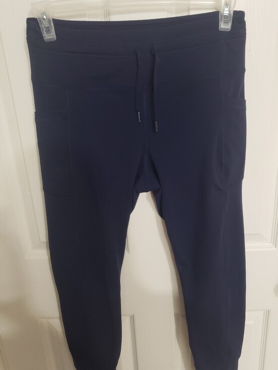 90 Degree By Reflex Pants - 90 Degrees XL Women's Navy Drawstring Jogger Pants